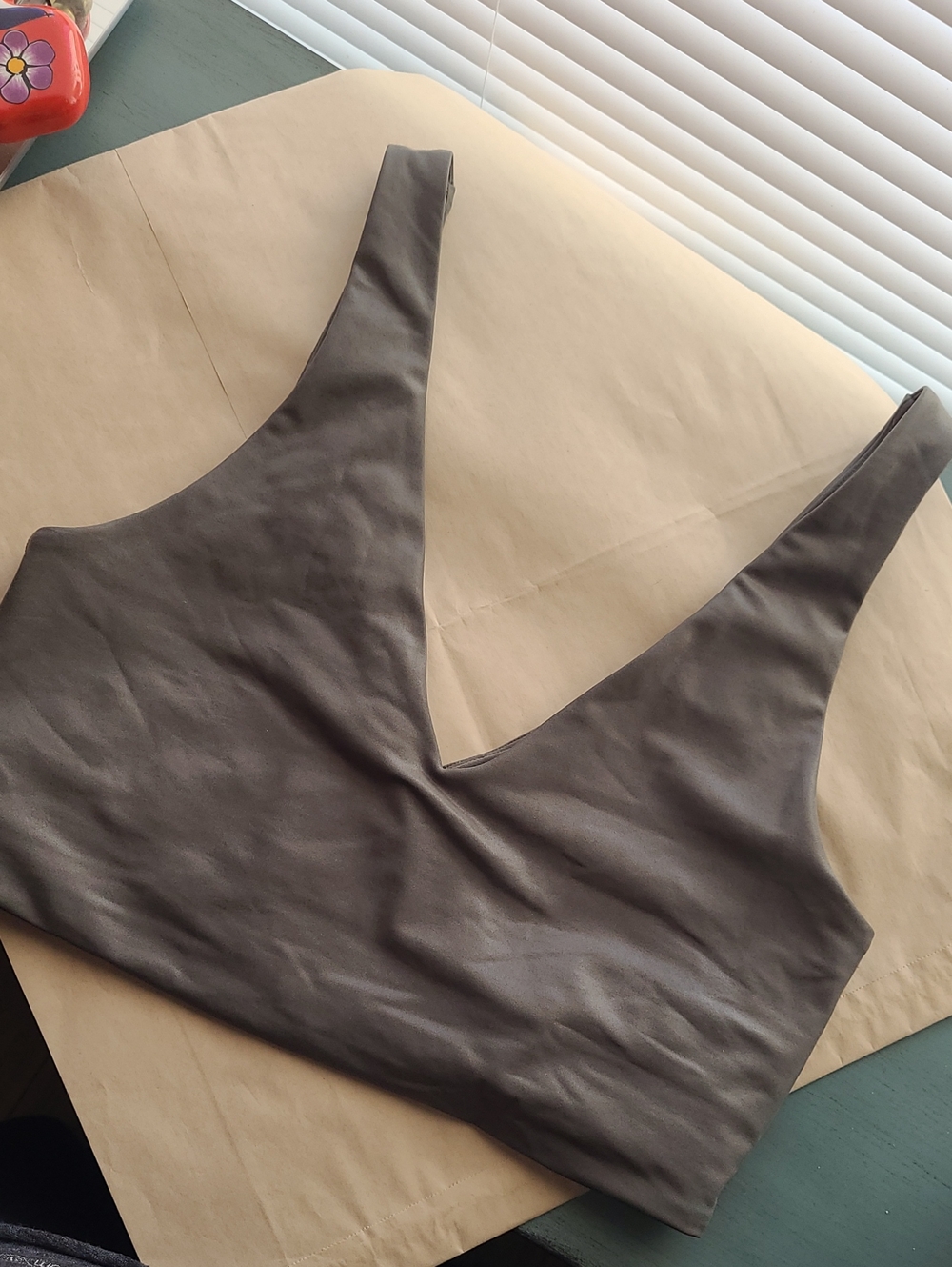 Spiritual Gangster High Gloss Olive Bra